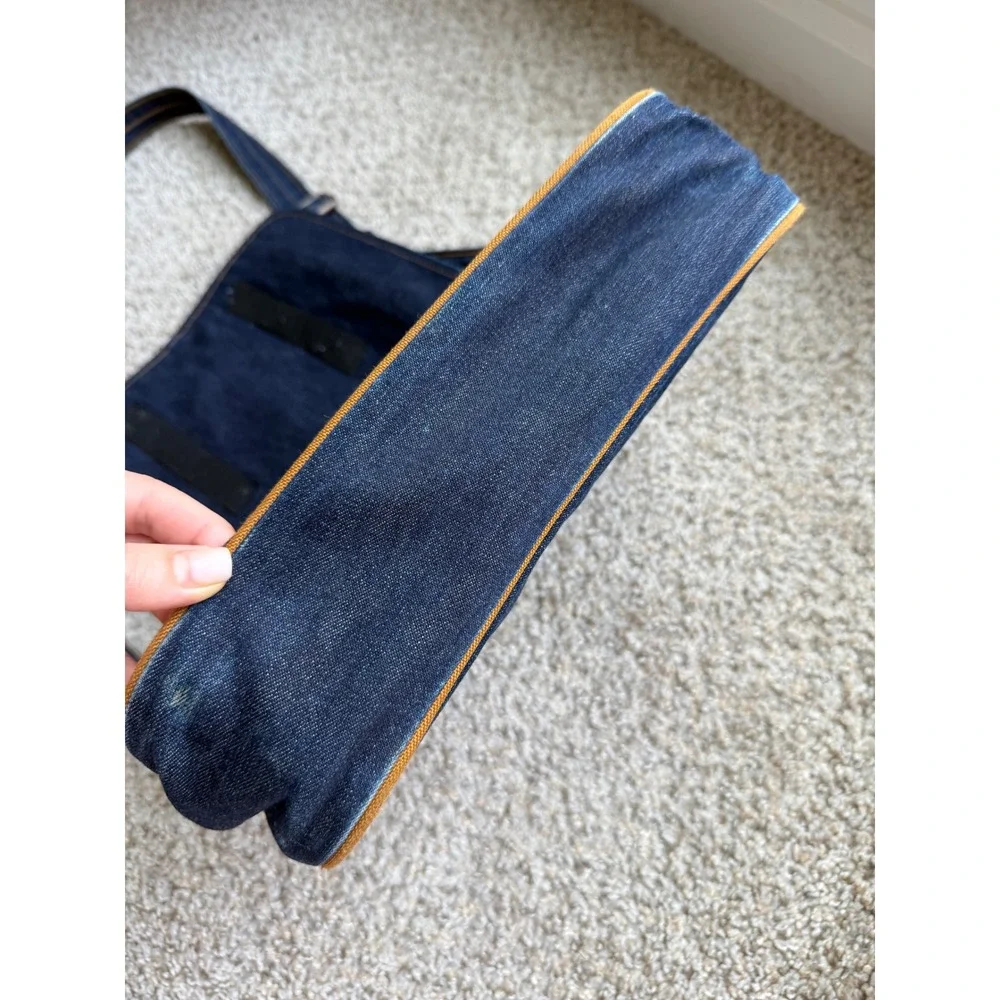 Vintage Levi's‎ x Yak Pak Denim Messenger Bag Red Tab Y2K Crossbody unisex - Picture 4 of 10